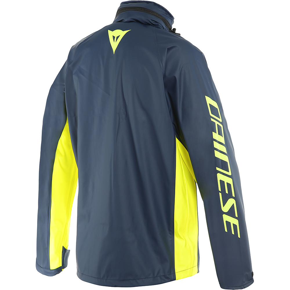 Dainese - Veste de pluie Storm 2 Unisex Bleu / Jaune fluo