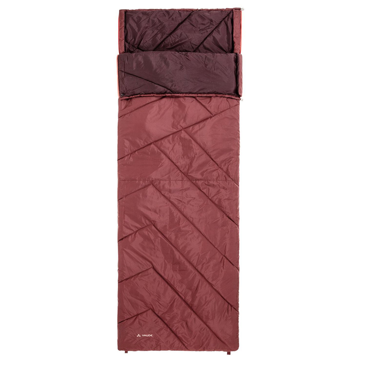 Vaude Navajo Sleepingbag 500 S II SYN Zip Left dark cherry