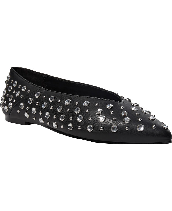 Steve Madden Venecia Ballerina Black