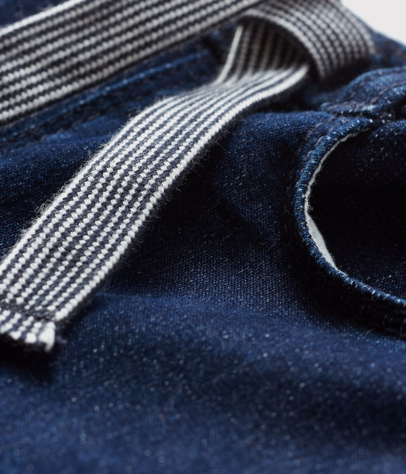 Pantalon en molleton denim bébé