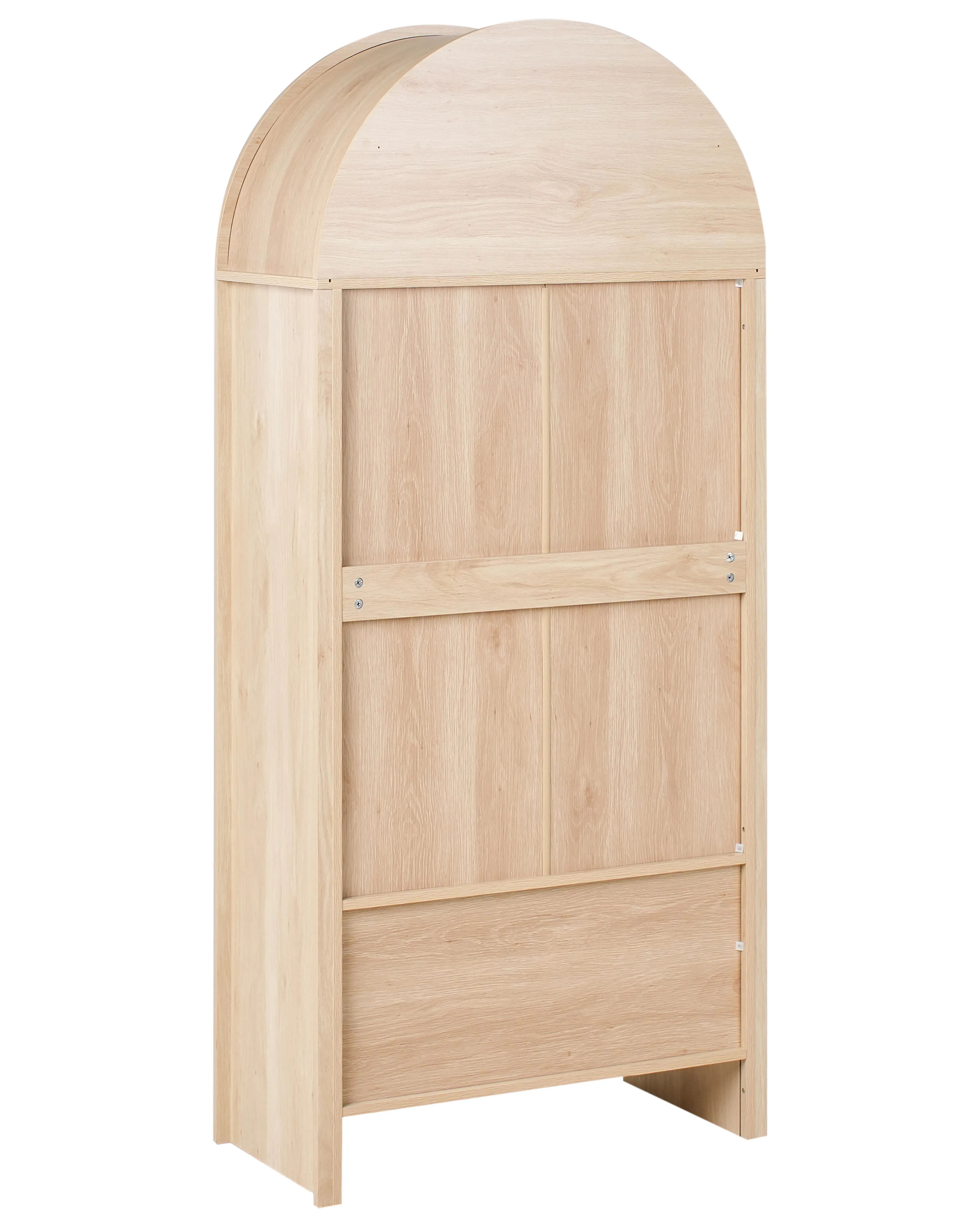 Glazen vitrinekast GLENWOOD 79 cm Lichtbruin