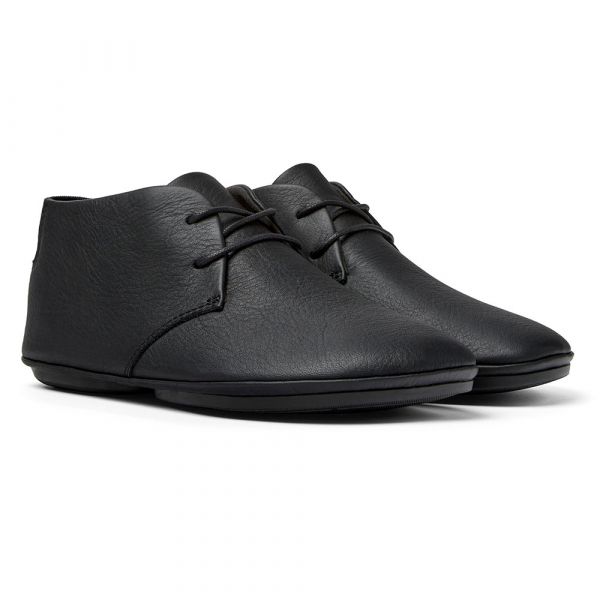 Camper para Mulher Botas de Couro Nina Pretas 40