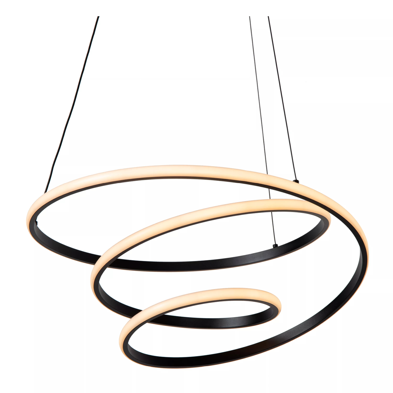 Hanglamp Espiral zwart