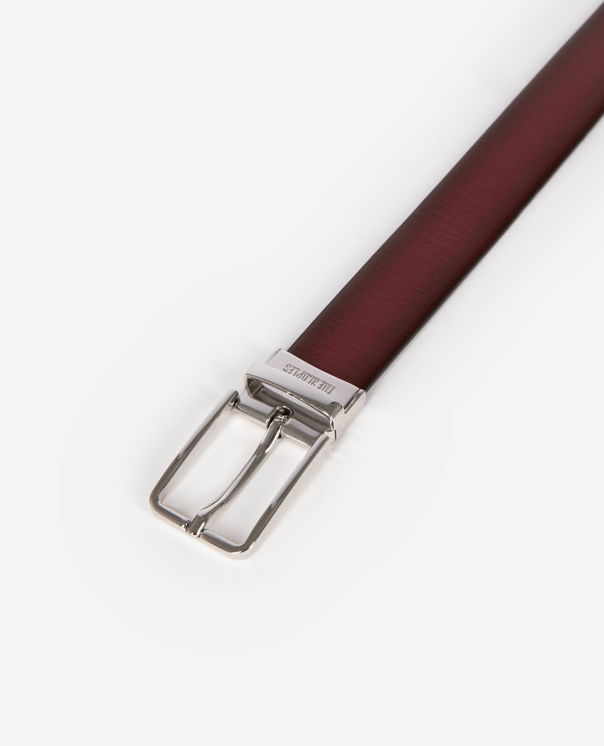 Ceinture réversible en cuir bicolore