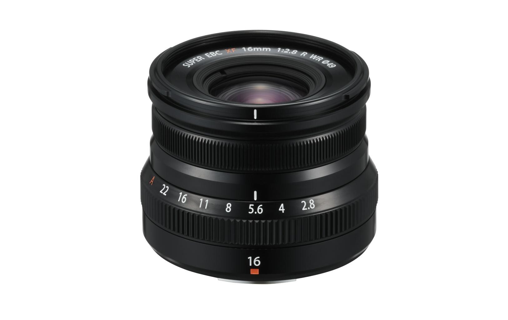 Festbrennweite XF 16mm F/2.8 R WR – Fujifilm X-Mount<br>Leichtes und lichtstarkes Weitwinkelobjektiv