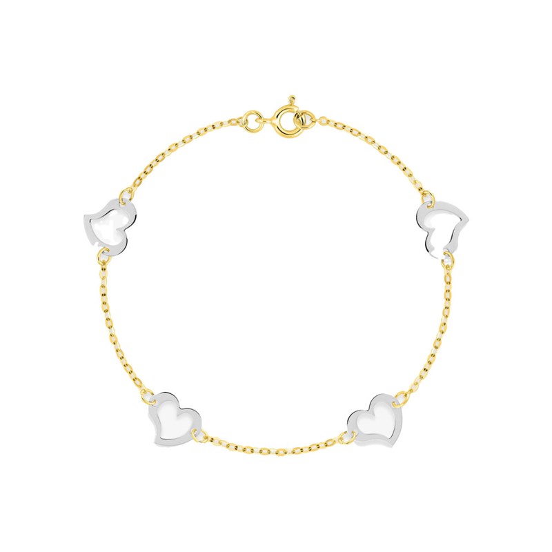 Bracelet Femme - Or 18 Carats - Longueur : 18 cm