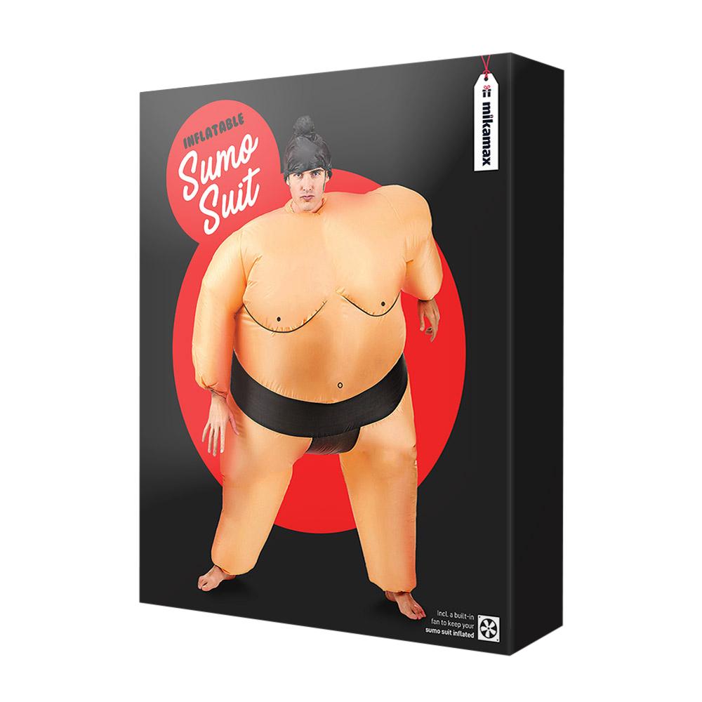 Maskerade-Kostüm, aufblasbar - Sumo-Ringer