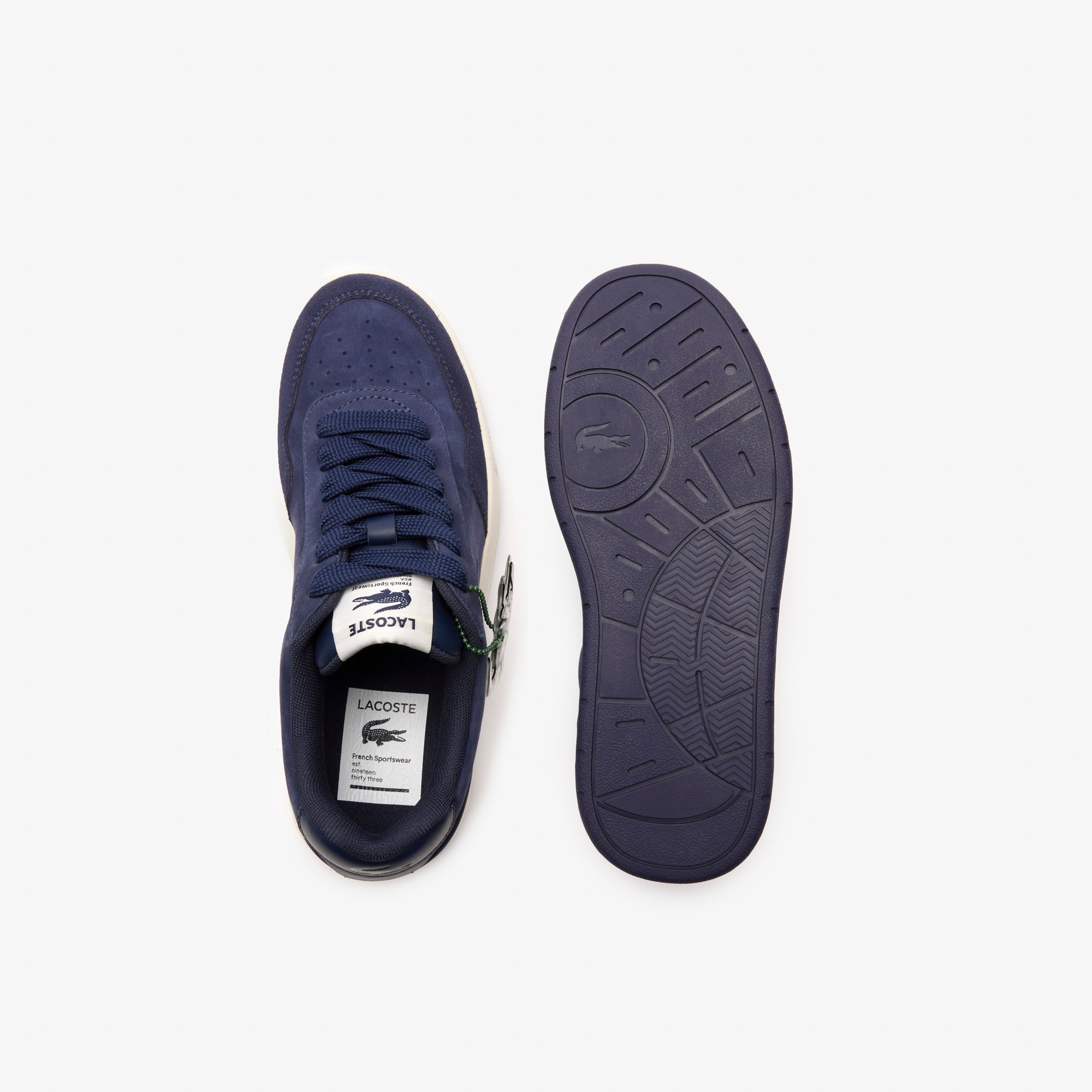 Sneakers Ace Clip femme en cuir Holiday Capsule Sneakers - Bleu - Lacoste - Femme
