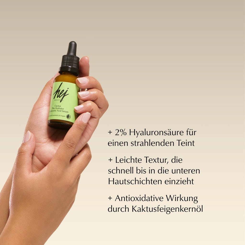 HEJ ORGANIC  Cactus The Hydrator Hyaluronic Acid Serum, 30 ml