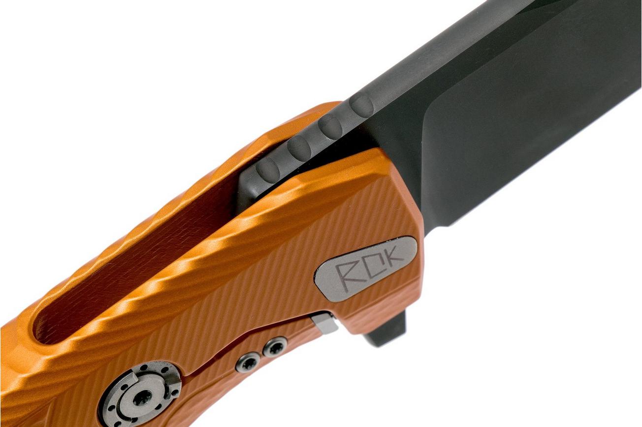 LionSteel ROK Black Orange Aluminium ROK A OB zakmes