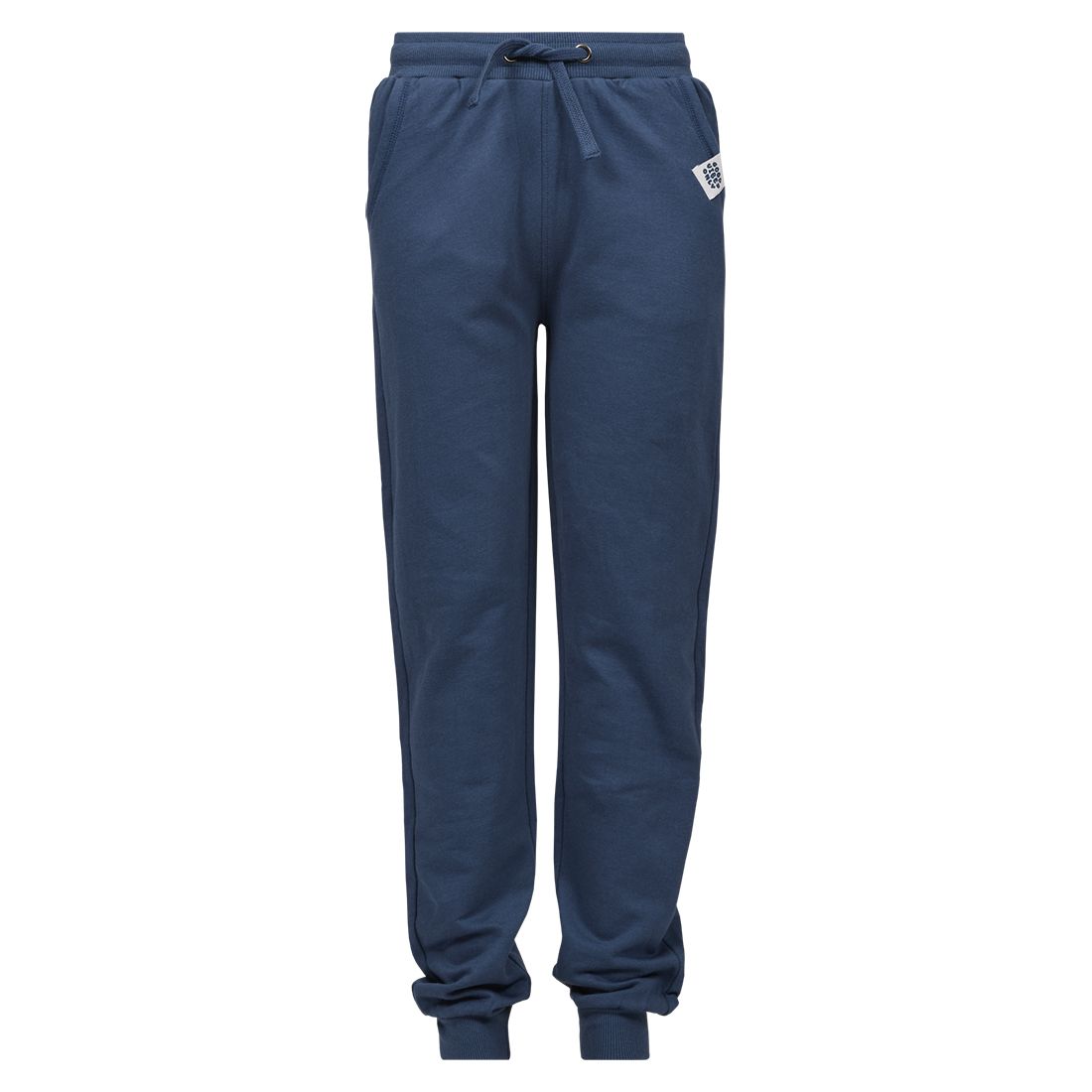 Joggebukse med lommer og knyttesnor