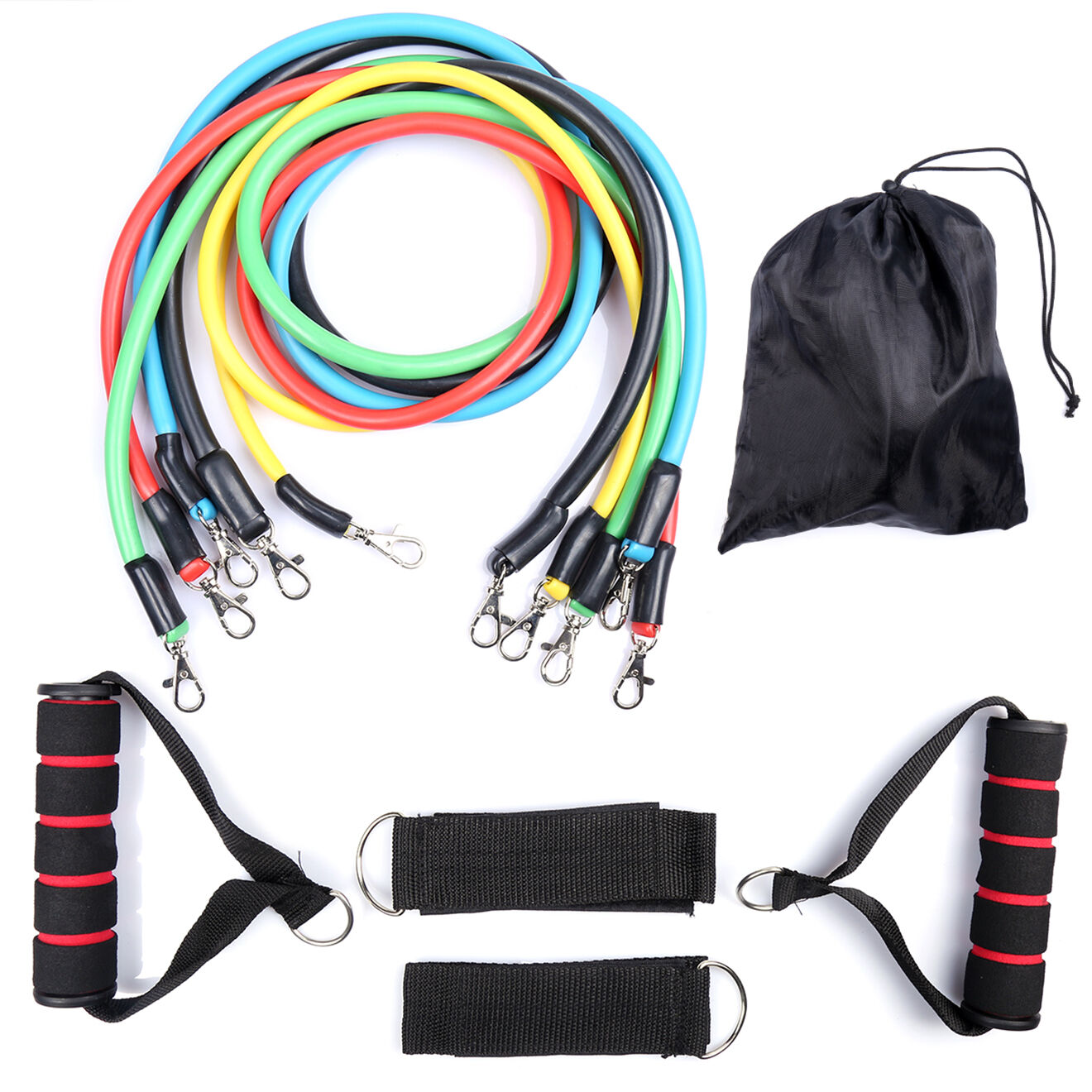 Onamaste Set de 5 Bandes de musculation multicolore