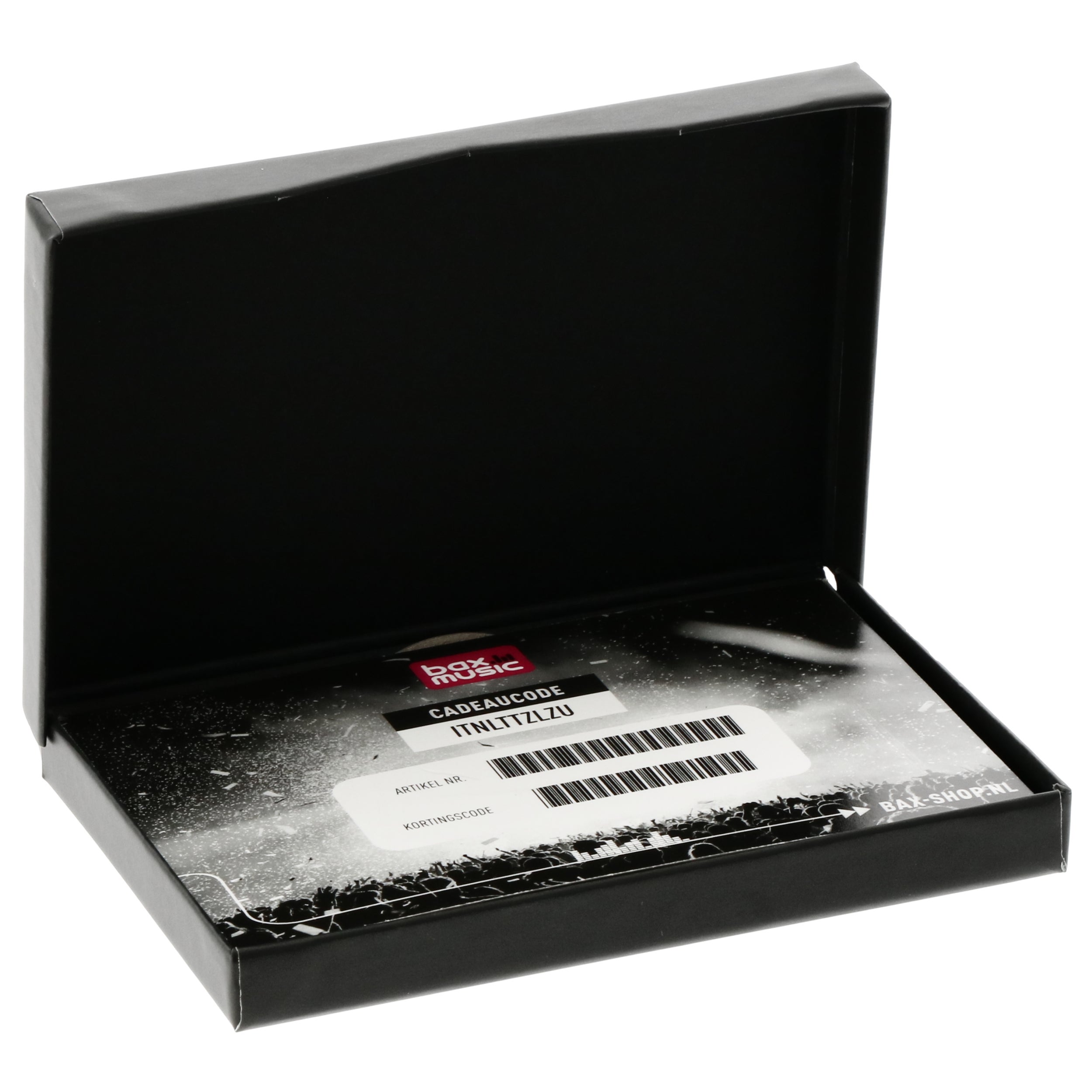 Bax Music Gift Card cadeaubon E 100,-