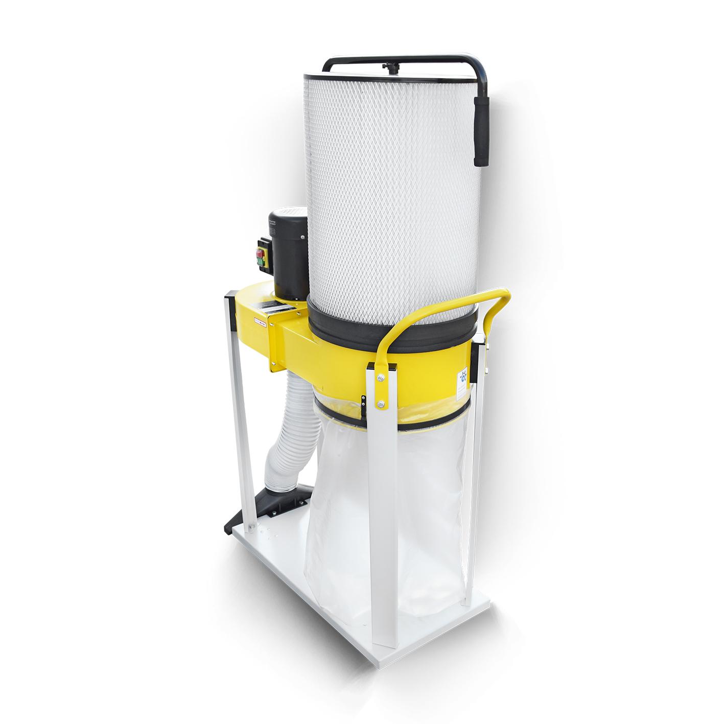 BAMATO Absauganlage AB-1500CF mit Feinstaubfilter und Adapter Set (400V)