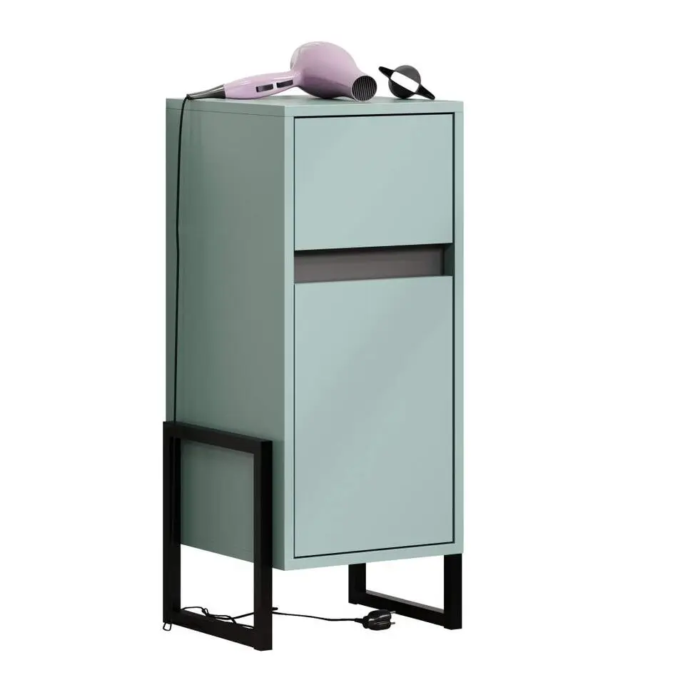 Hioshop Matix badkamerkast blauw- grijs