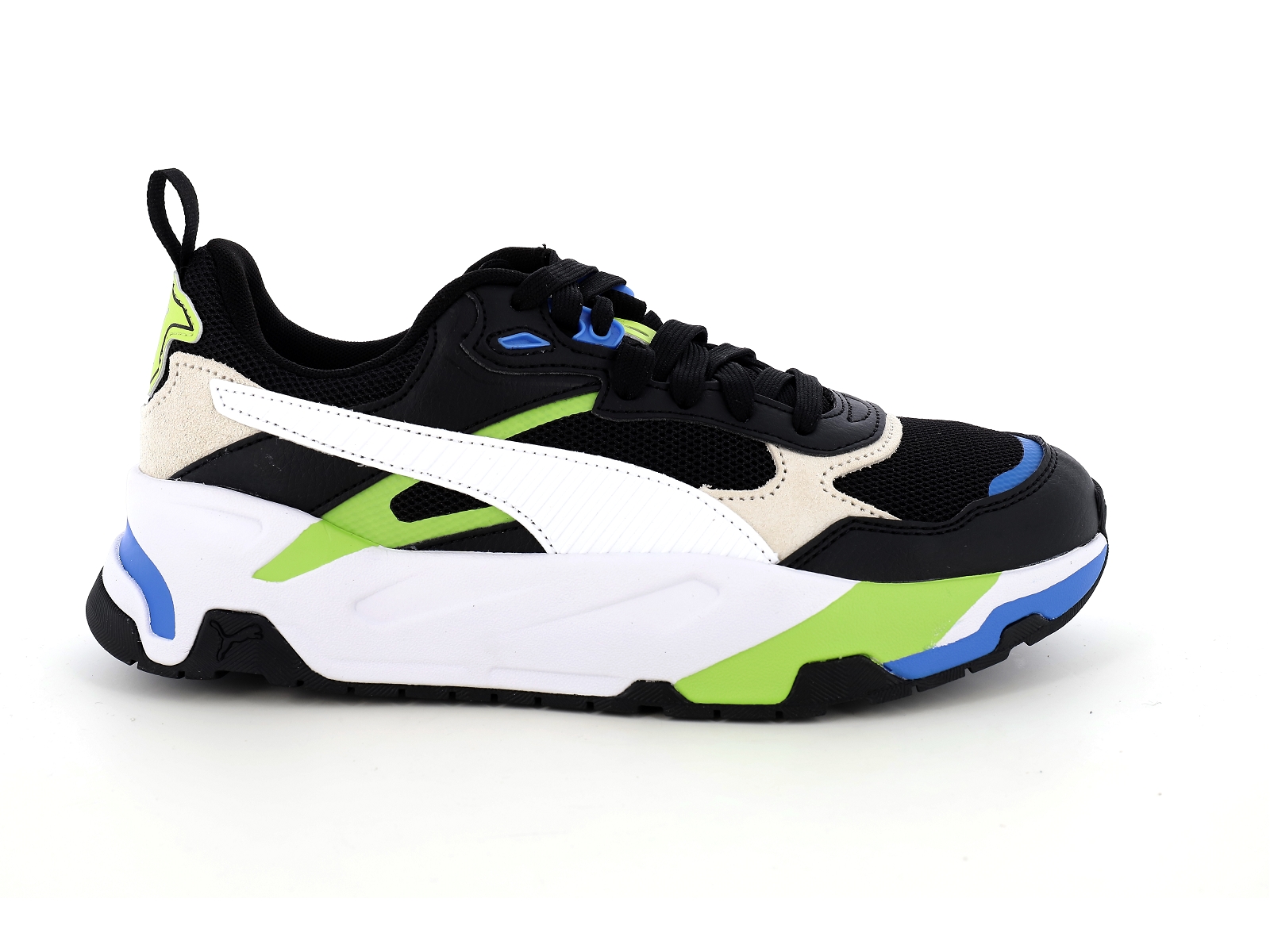 Puma-389289 Synthétique Noir Vert