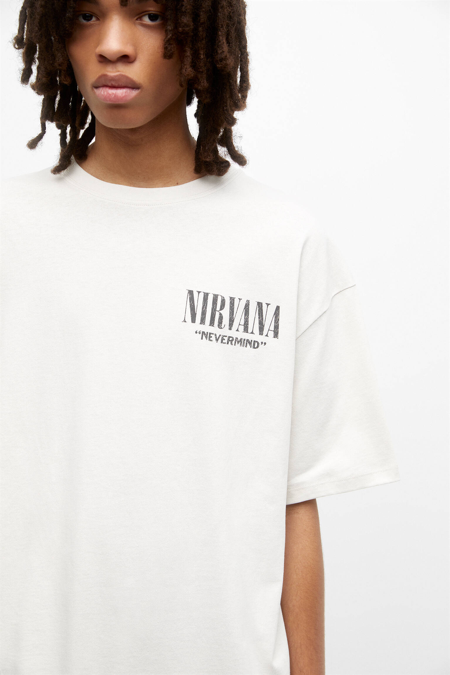 CAMISETA DE MANGA CURTA NIRVANA - AREIA