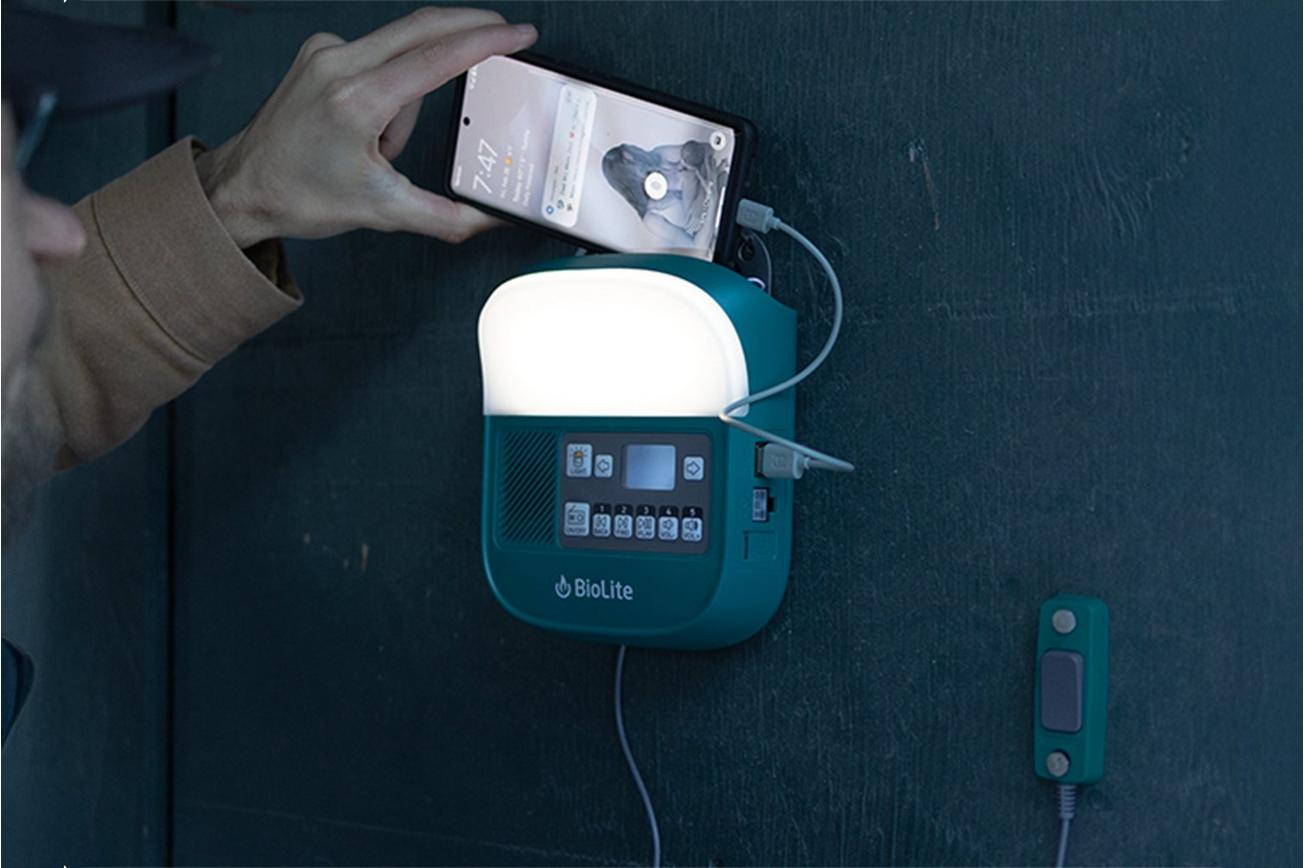 BioLite SolarHome 625 Off Grid, lichtsysteem, blauw