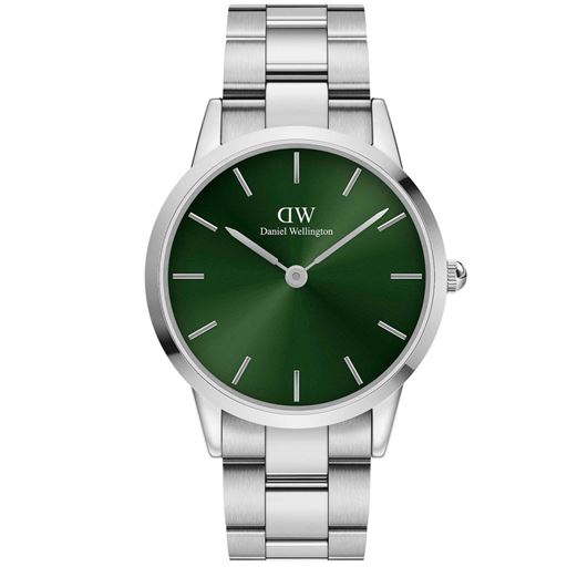 Daniel Wellington Iconic Link Emerald ADW00100427 Herreur, Stål/Grøn, 40 mm