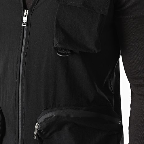 Ensemble Gilet Sans Manches Et Jogger Pant LL465 Noir
