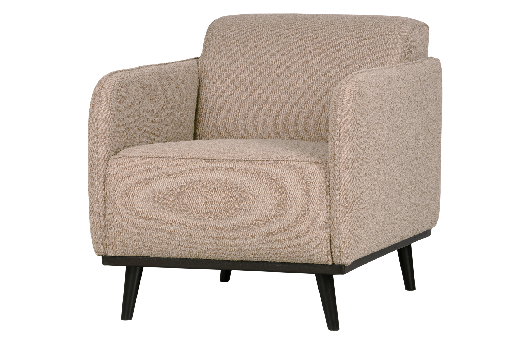 BePureHome fauteuil Statement met arm bouclé Fauteuil Statement met arm Bouclé - Beige