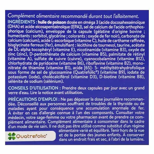 Gynefam Supra para Amamentação - Suprimento para 1 mês com 60 cápsulas.