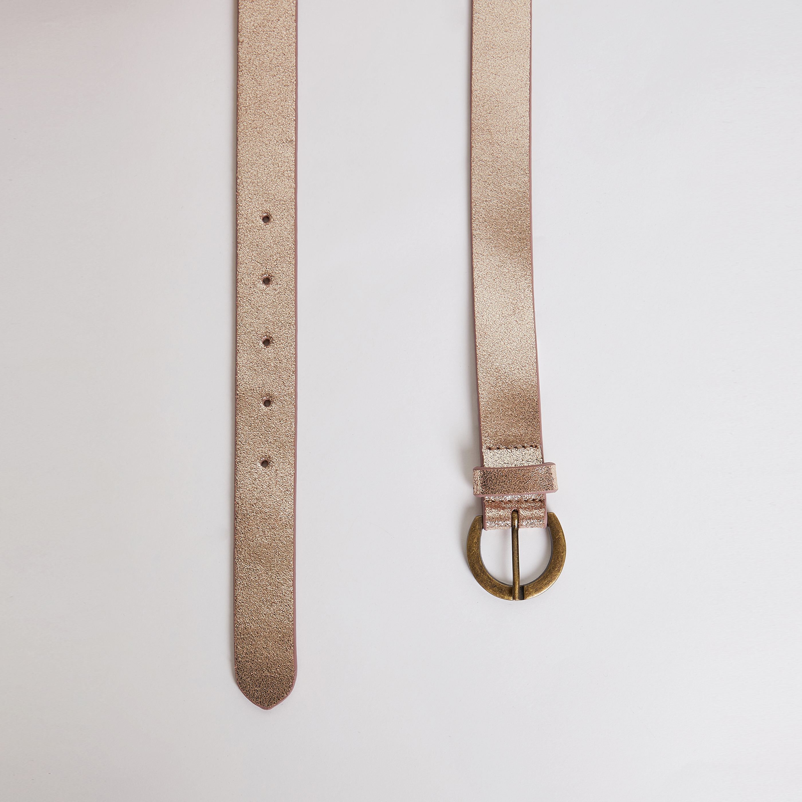 Ceinture cuir femme - OR