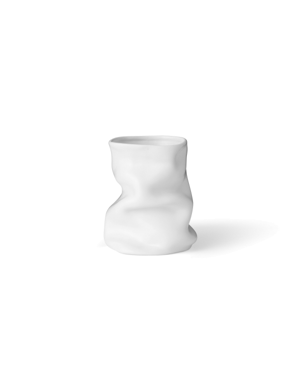 Audo Copenhagen Collapse vaas small zwart