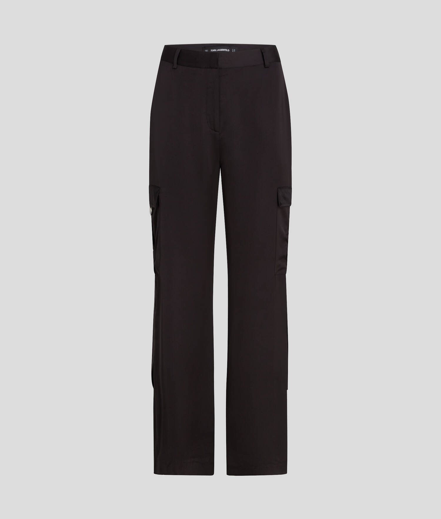 PANTALON CARGO EN SATIN