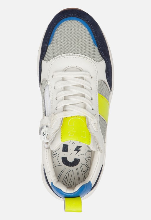 Muyters Runner Sneakers blauw Leer