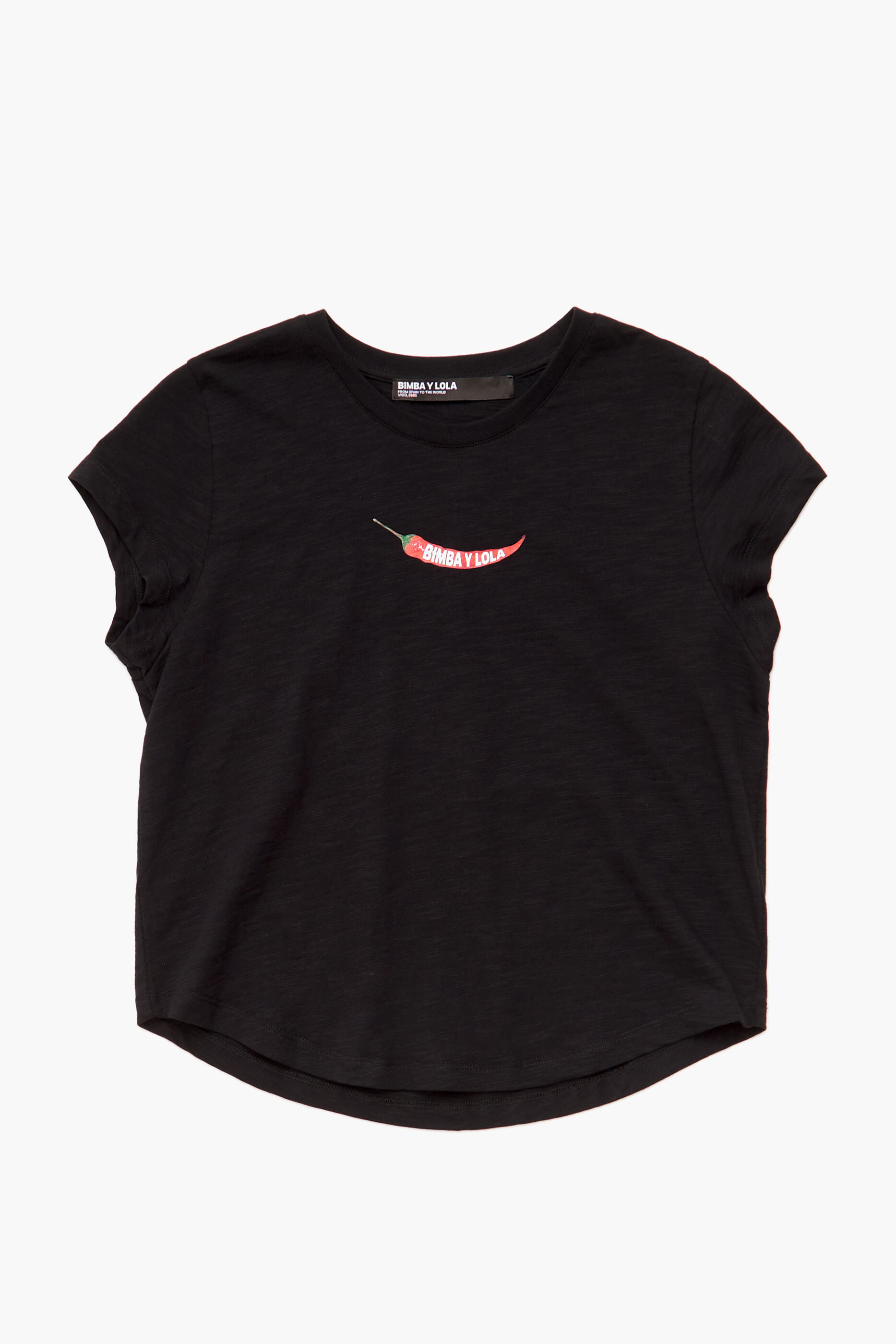 camiseta com estampa de pimenta malagueta