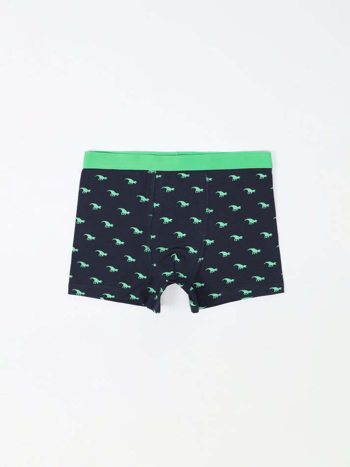 Pacote com 7 cuecas boxer estampadas - Cores Variadas