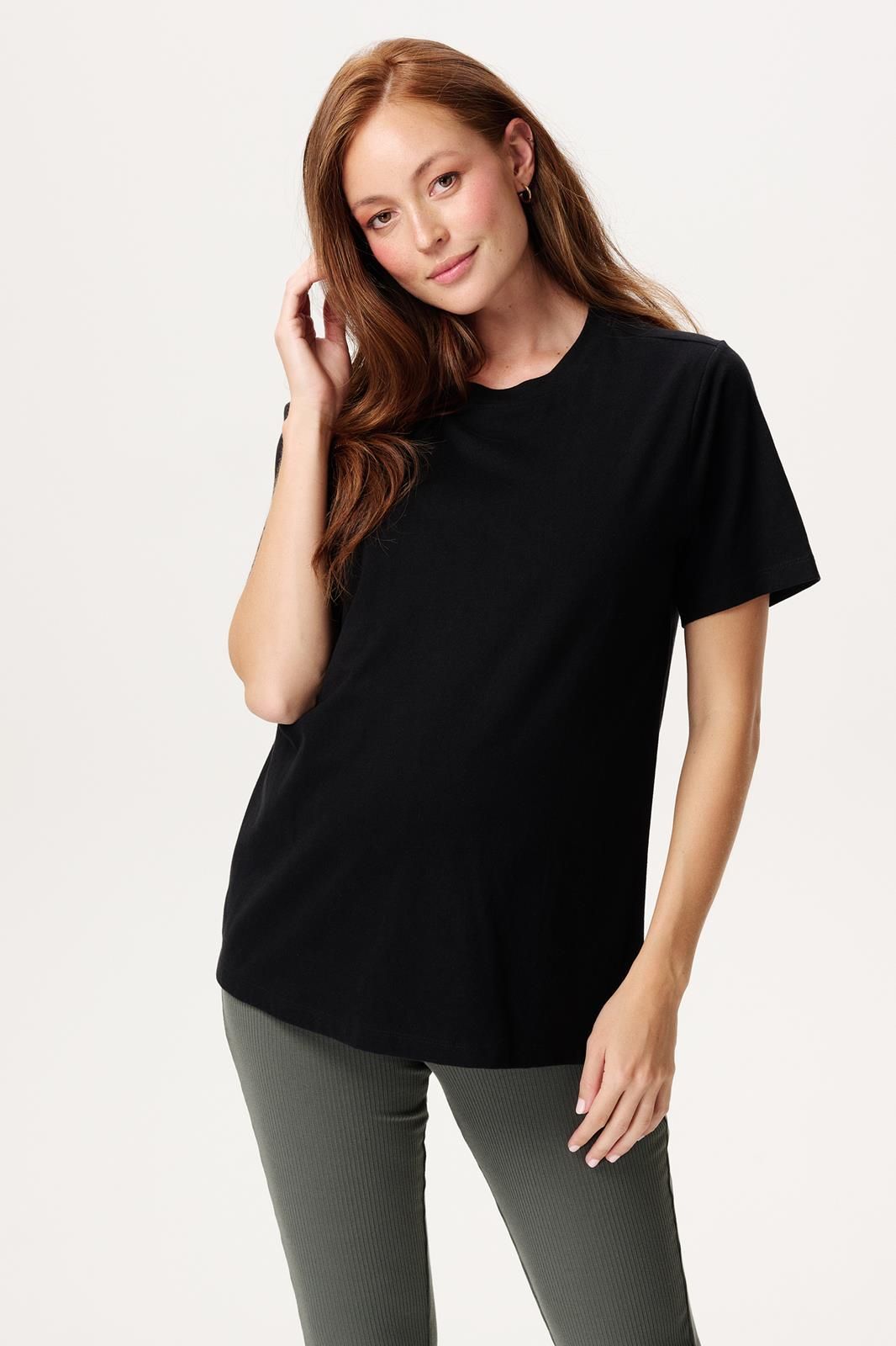 Noppies Maternity Voedings t-shirt Ifke - Black