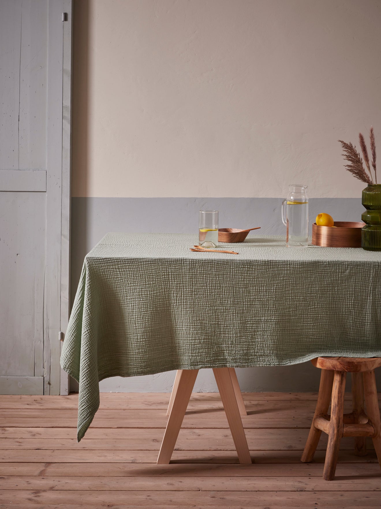 Nappe ou rideau gaze de coton