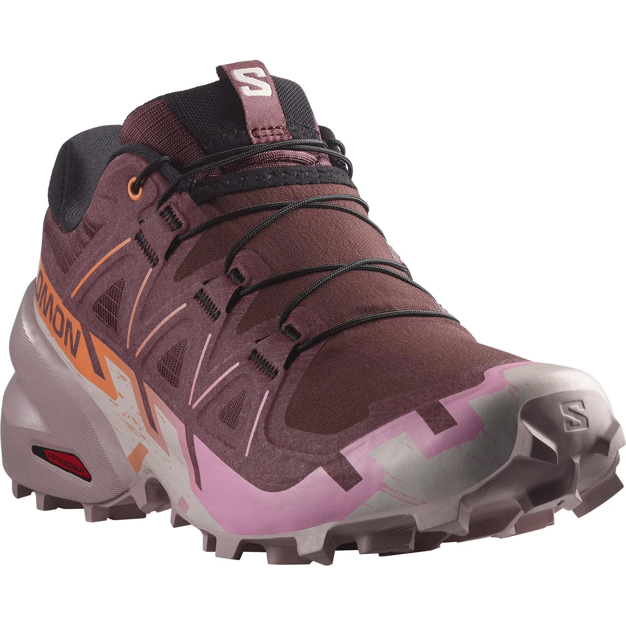 Salomon Women's Speedcross 6 Catawba Grape/Papaya/Deauville Mauve