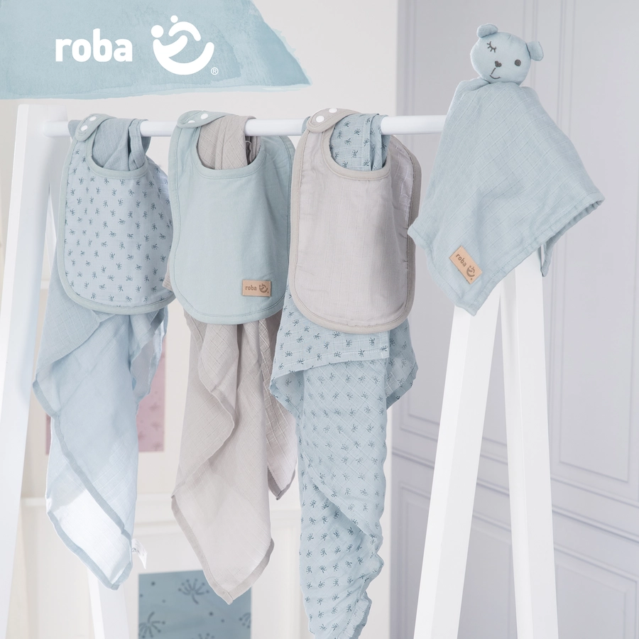 roba Geschenkset Baby Essentials Lil Planet türkis