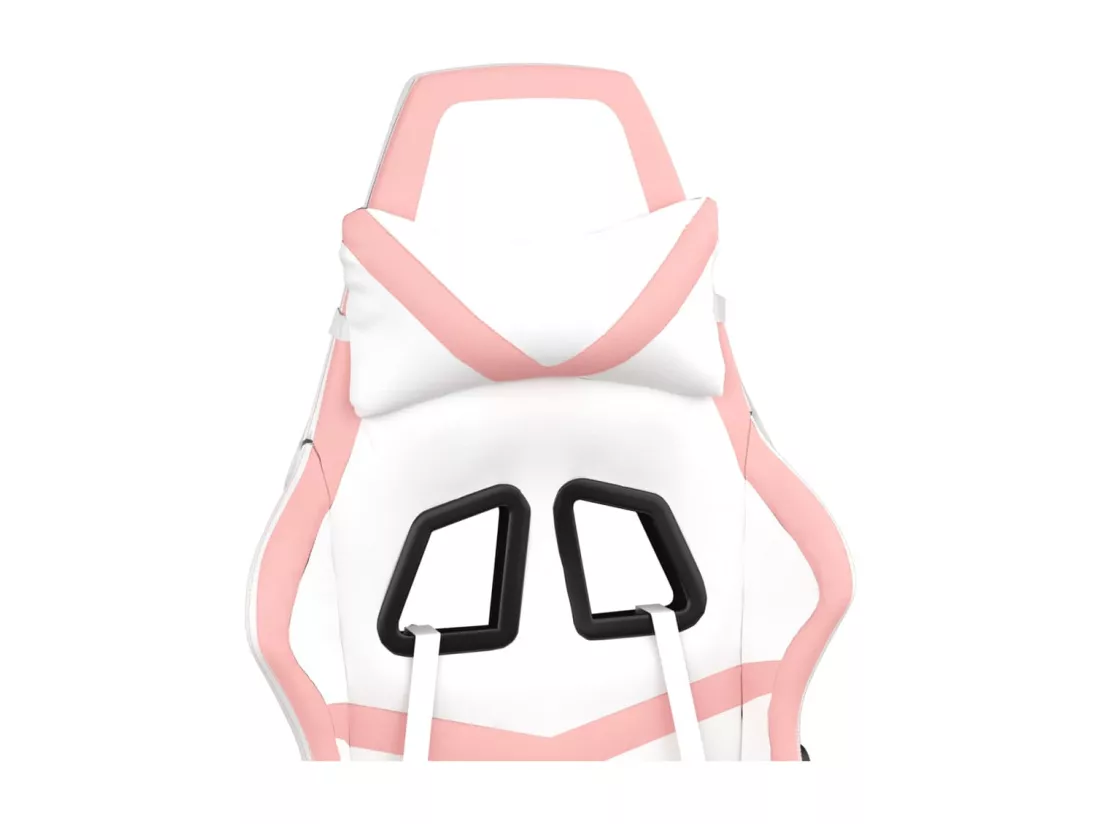 Chaise de jeu Blanc et rose Similicuir