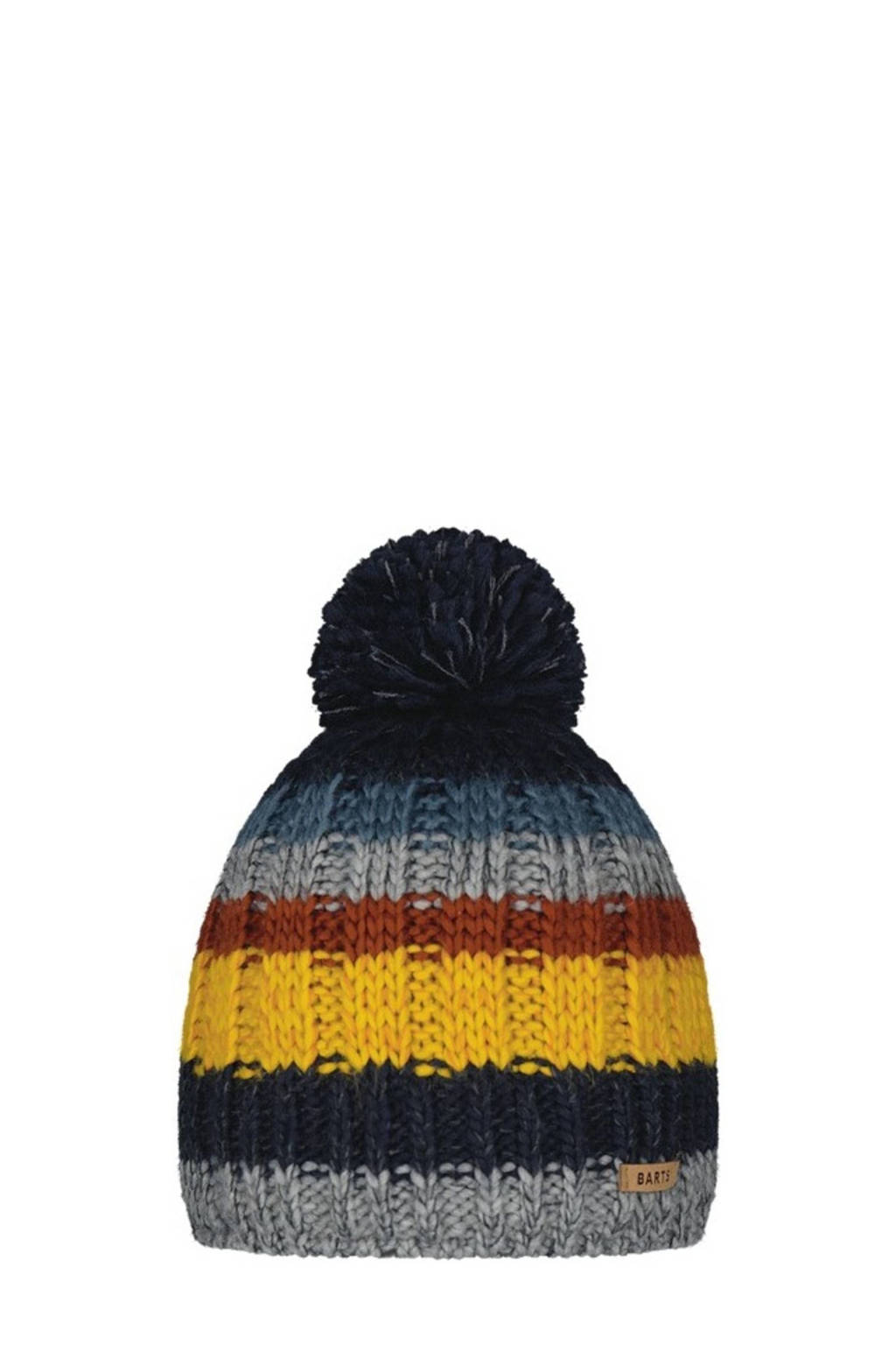 Barts muts grijs/geel/donkerblauw