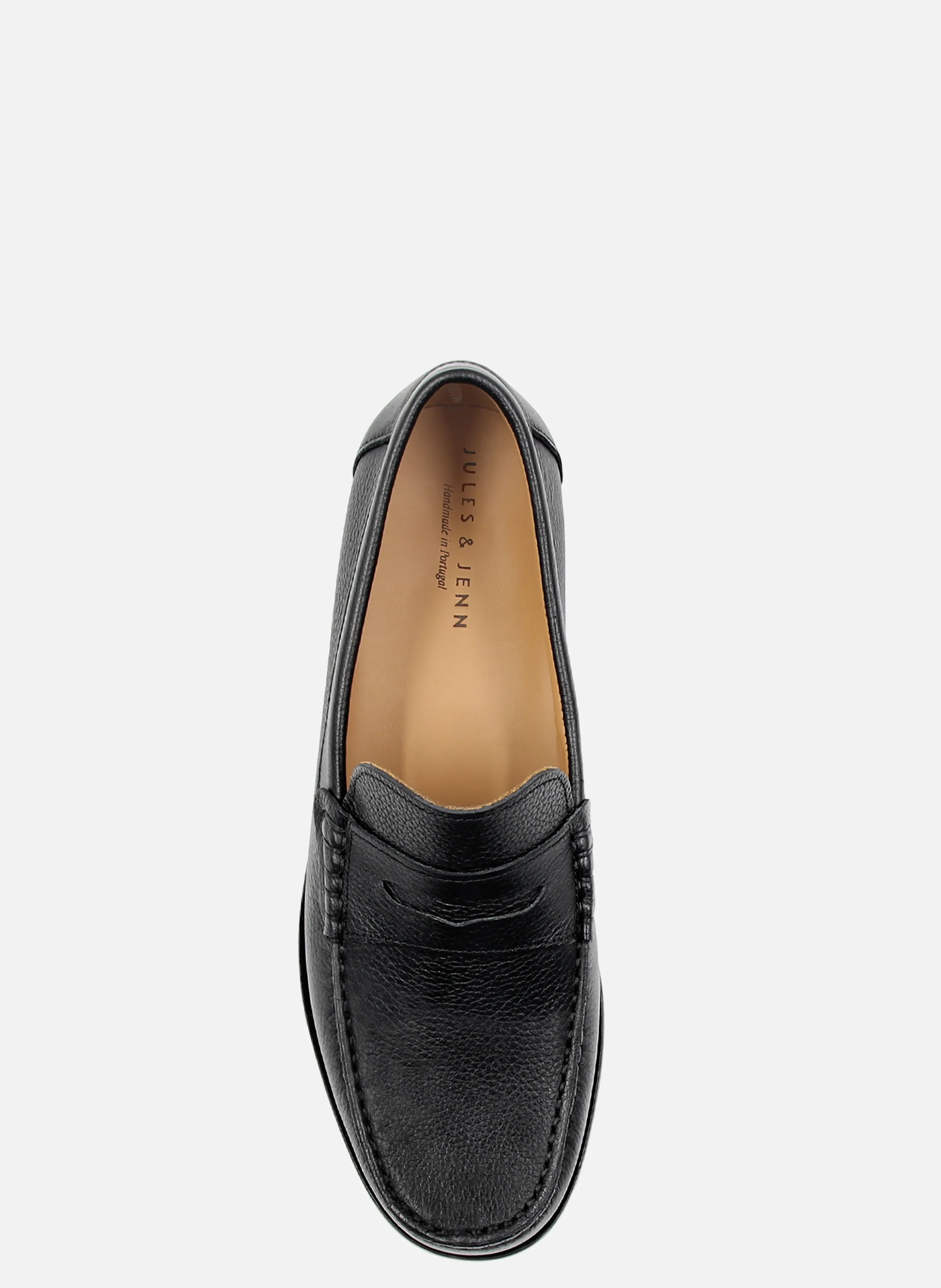 Mocassins urbains cuir grainé | Noir