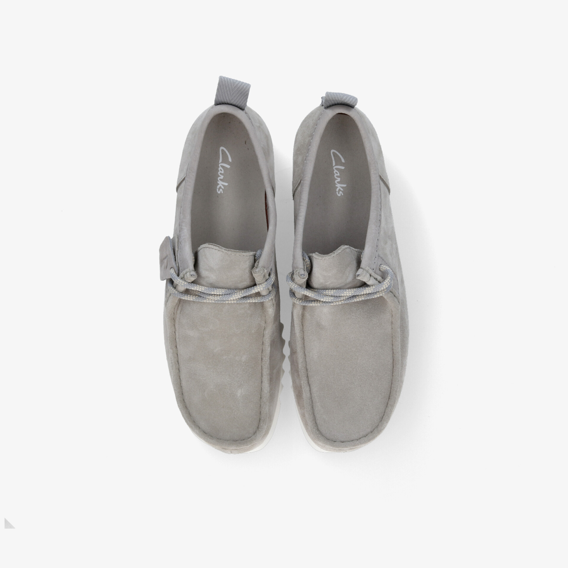 Clarks Wallabee Herren Schnürer grau