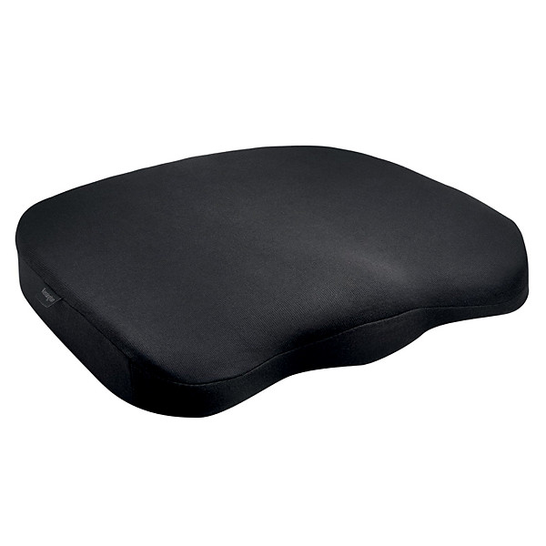 Kensington Coussin d'assise ergonomique à mousse à mémoire de forme - Noir
