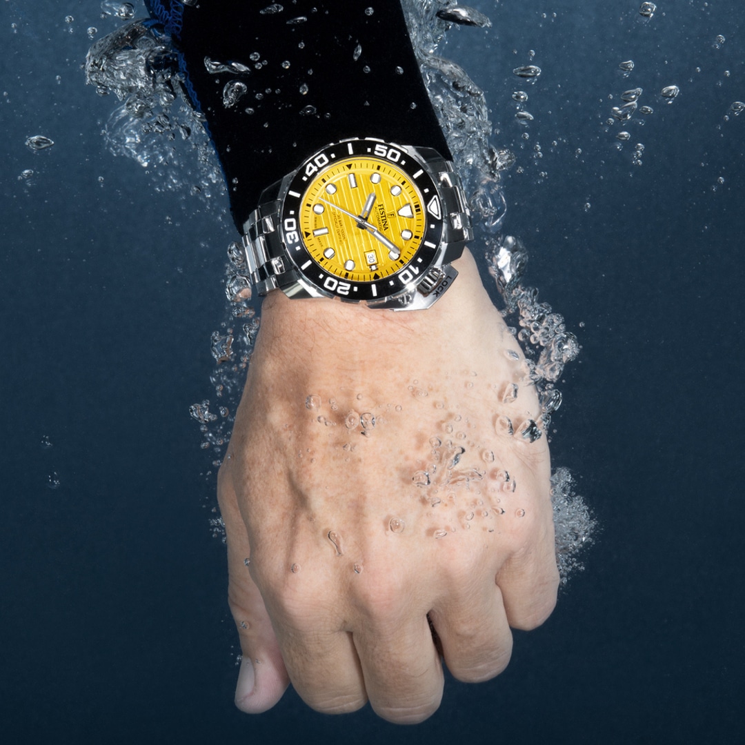 Festina Swiss Diver COSC Gelb
