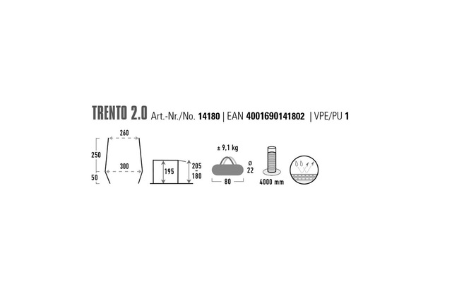 High Peak Buszelt »Trento 2.0«