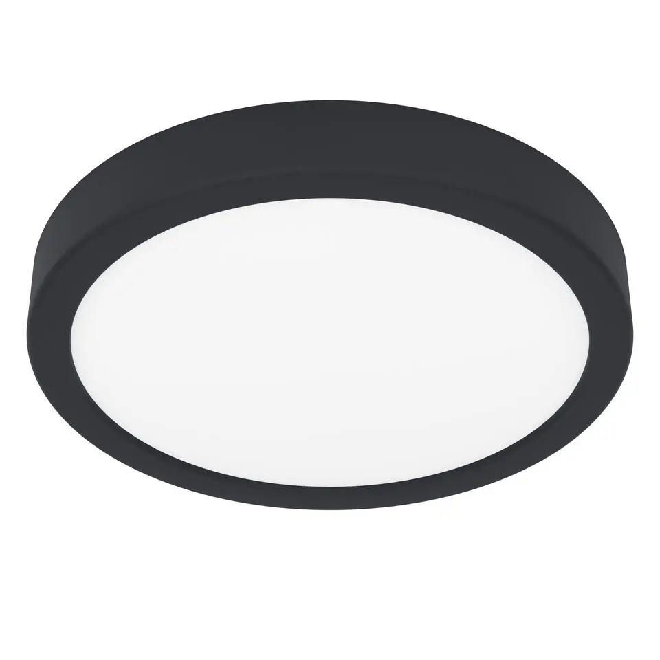 EGLO Fueva 5 Plafonnière - LED - 21 cm - Zwart