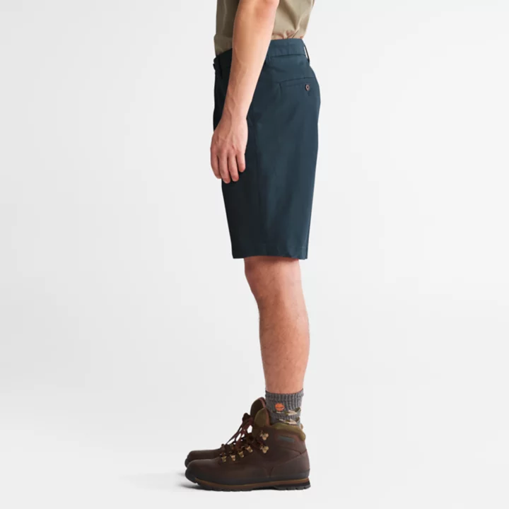 Short chino stretch Squam Lake pour homme en bleu foncé