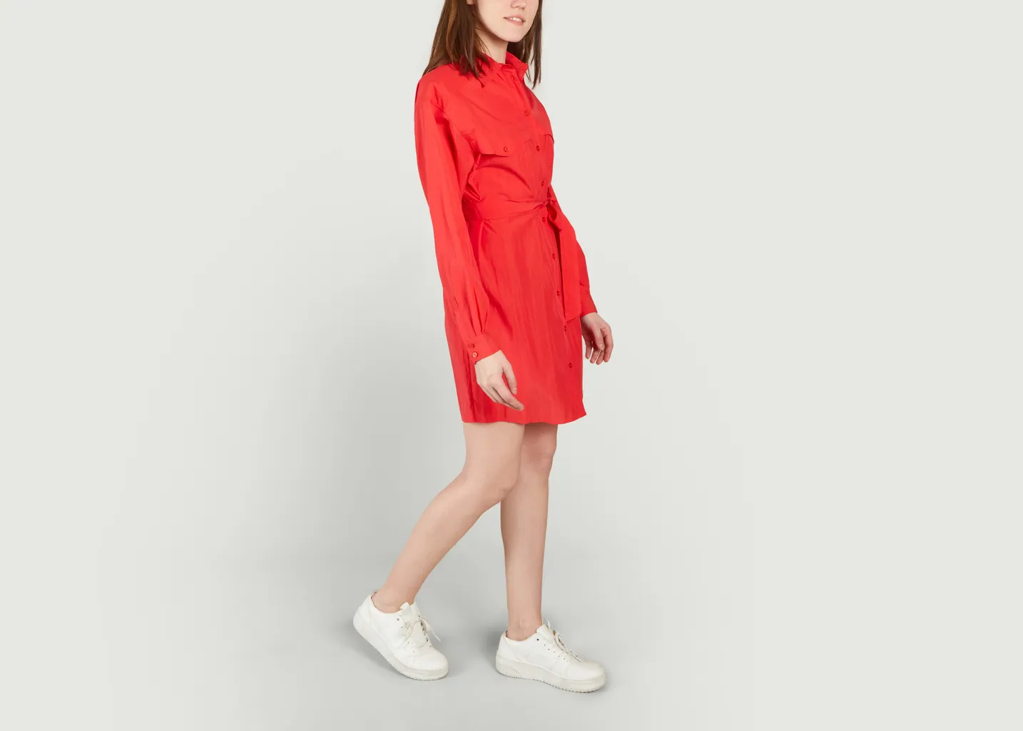Robe-chemise ceinturée Pearl Ba&sh