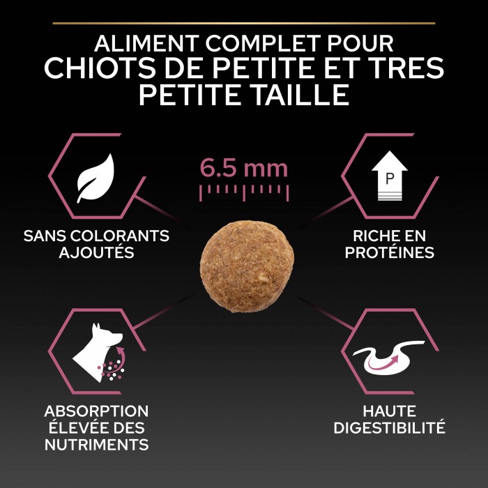 PRO PLAN Sensitive Skin Small & Mini Puppy au Saumon - Croquettes pour chien