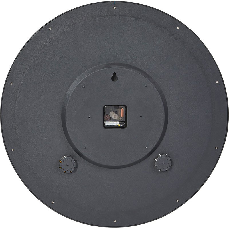 Horloge murale géante Ø 60 cm - À quartz - gris