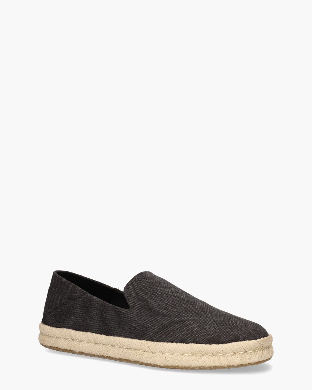 Toms Santiago Canvas Zwart Herenloafers