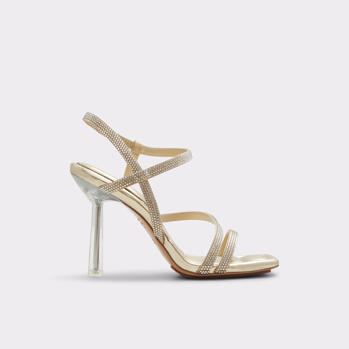 Adrocan Champagne Women Strappy Sandals